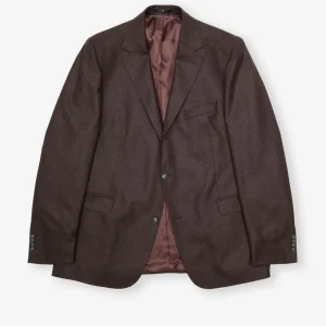 Flannel Merano Jacket Wine
